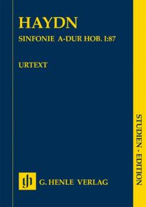 HAYDN JOSEPH - SYMPHONIE HOB.1:87 EN LA MAJEUR - CONDUCTEUR DE POCHE