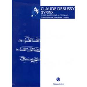 DEBUSSY CLAUDE - SYRINX - SAXOPHONE ALTO SOLO