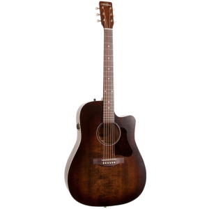 GUITARE FOLK ELECTRO-ACOUSTIQUE ART & LUTHERIE AMERICANA CW BOURBON BURST AL042432