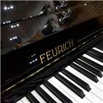 PIANO DROIT FEURICH 115 - PREMIERE - Noir Chrome