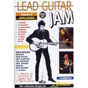 VERIN THIERRY - LEAD GUITAR JAM VOL.3 UNPLUGGED + CD