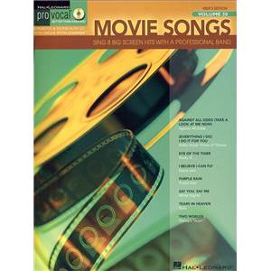 COMPILATION - PRO VOCAL FOR MALE SINGERS VOL.30 MOVIE SONGS + CD