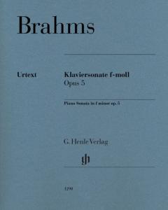 BRAHMS JOHANNES - SONATE OPUS 5 EN FA MINEUR - PIANO