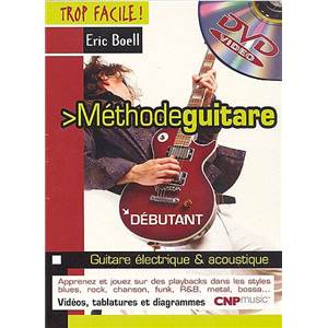 BOELL ERIC - TROP FACILE GUITARE DVD