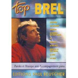 BREL JACQUES - TOP BREL PIANO SIMPLIFIE PAROLES ET ACCORDS#