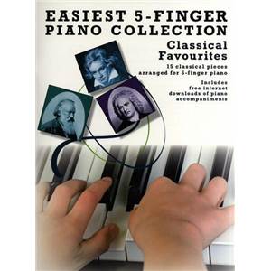 COMPILATION - EASIEST 5 FINGER PIANO COLLECTION : CLASSICAL FAVOURITES