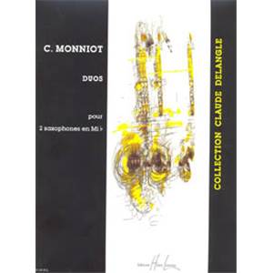 MONNIOT CHRISTOPHE - DUOS - 2 SAXOPHONES MIB