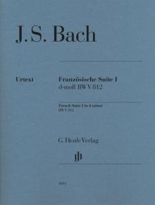 BACH JEAN SEBASTIEN - SUITE FRANCAISE I BWV 812 EN RE MINEUR - PIANO