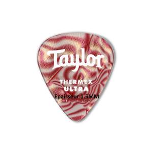 MEDIATOR TAYLOR PACK X6 PREMIUM THERMEX ULTRA RUBY SWIRL 1.5