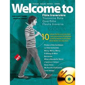 COMPILATION - WELCOME TO FLUTE TRAVERSIERE VOL.1 + CD