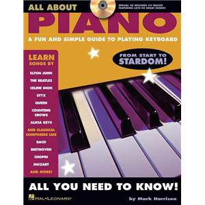 HARRISON MARK - ALL ABOUT PIANO A FUN AND SIMPLE GUIDE TO PLAYING DRUMS + CD