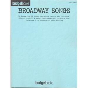 COMPILATION - BUDGETBOOK BROADWAY EASY PIANO/V/G 75 SONGS