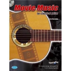 COMPILATION - MOVIE MUSIC FOR CLASSICAL GUITAR + CD