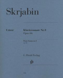 SCRIABINE ALEXANDRE - SONATE No8 OP.66 - PIANO