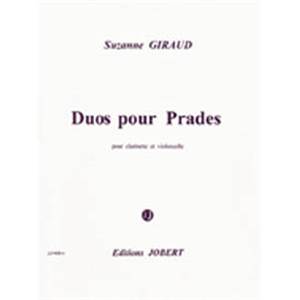 GIRAUD SUZANNE - DUOS POUR PRADES - CLARINETTE (SIB ET MIB) ET VIOLONCELLE