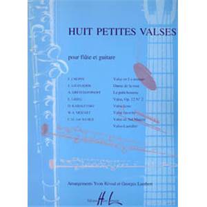 RIVOAL/LAMBERT - PETITES VALSES (8) - FLUTE ET GUITARE