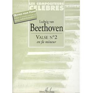 BEETHOVEN LUDWIG VAN - VALSE N°2 EN FA MIN. - PIANO