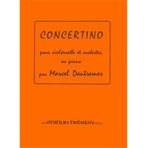 DAUTREMER MARCEL - CONCERTINO - VIOLONCELLE ET PIANO