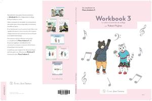FUJINO YUKARI - WORKBOOK 3 EN COMPLEMENT DE PIANO ANDANTE 