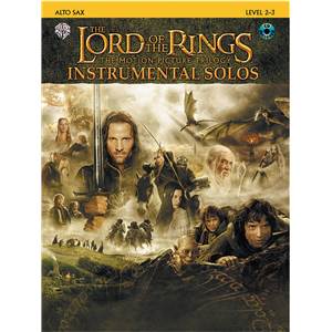 SHORE HOWARD - LORD OF THE RINGS INSTRUMENTAL SOLOS ALTO SAXOPHONE + CD