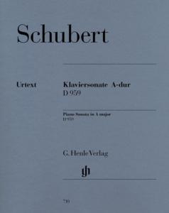 SCHUBERT FRANZ - SONATE D 959 EN LA MAJEUR - PIANO