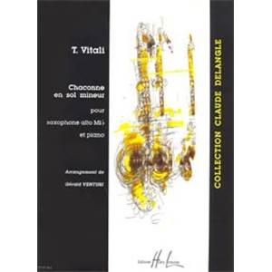 VITALI TA - CHACONNE EN SOL MIN. - SAXOPHONE MIB ET PIANO