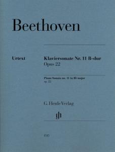 BEETHOVEN LUDWIG VAN - SONATE N11 OPUS 22 EN SIB MAJEUR (NOUVELLE EDITION) - PIANO