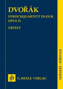 DVORAK ANTON - QUATUOR A CORDES OPUS 51 EN MIB MAJEUR - CONDUCTEUR DE POCHE