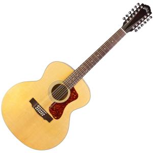 GUITARE FOLK ELECTRO-ACOUSTIQUE 12 CORDES GUILD F2512E MAPPLE WESTERLY ARCHBACKS