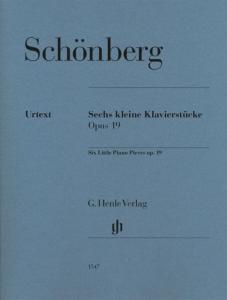 SCHOENBERG ARNOLD - 6 PETITES PIECES OPUS 19 - PIANO