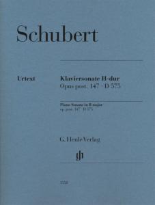 SCHUBERT FRANZ - SONATE OP.POST.147 D575 SI MAJEUR  - PIANO