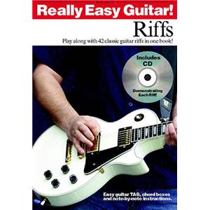 MUSIC SALES - REALLY EASY GUITAR RIFFS + CD