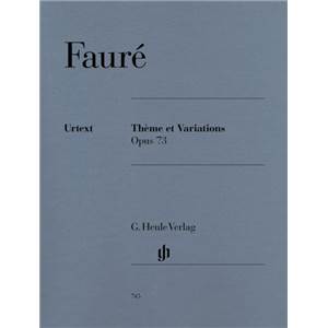 FAURE GABRIEL - THEME ET VARIATIONS OP.73 PIANO