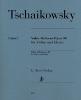 TCHAIKOVSKY PIOTR ILITCH - VALSE-SCHERZO OPUS 34 - VIOLON ET PIANO