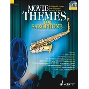 COMPILATION - MOVIE THEMES FOR TENOR SAXOPHONE (SIB) + CD