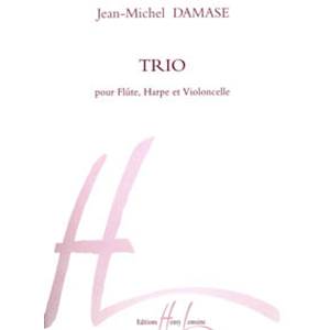 JEAN-MICHEL DAMASE - TRIO OP.1 - FLUTE, HARPE ET VIOLONCELLE (MATERIEL)