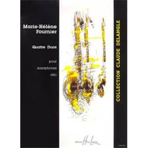 FOURNIER MH - 4 DUOS - 2 SAXOPHONES ALTOS