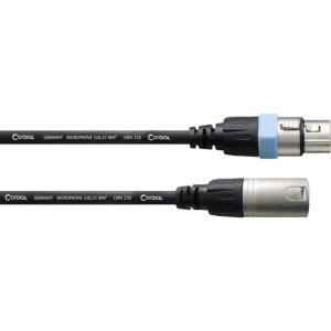 CABLE MICRO CORDIAL ESSENTIALS CCM25FM XLR MALE - XLR FEMELLE 2.5 METRES     