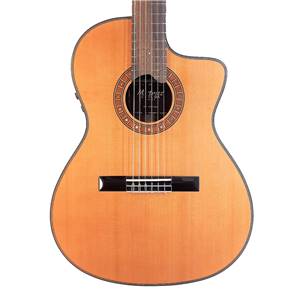 GUITARE ELECTRO-ACOUSTIQUE CLASSIQUE MARTINEZ CROSSOVER MP14 MH CEDRE